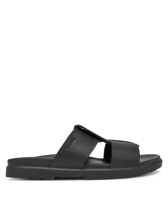 Calvin Klein Şlapi Lug Sandal Double T Lth HM0HM01734
