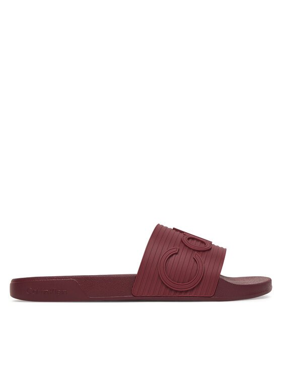 Calvin Klein Şlapi Nemo - Contoured Emblem Logo Sliders HM0HM02113