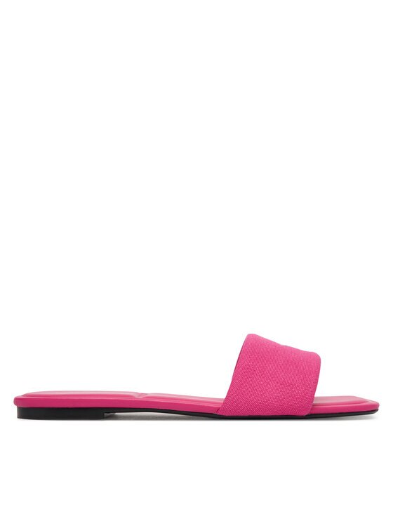 Calvin Klein Şlapi Square Flat Sndl Canvas Hw HW0HW03129