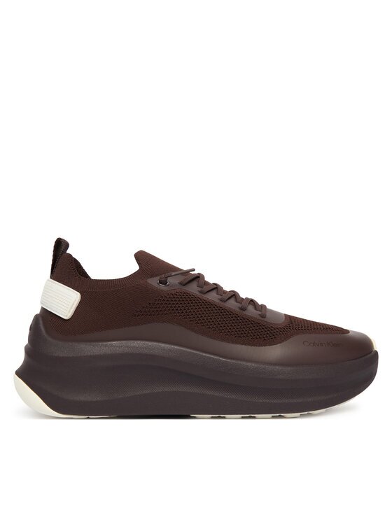 Calvin Klein Sneakers Chunky Runner Lace Up Sock Knit YW0YW02033