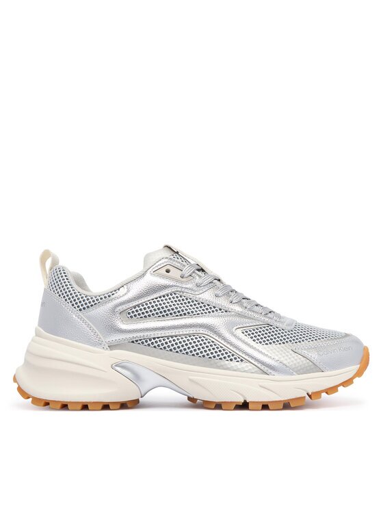 Calvin Klein Sneakers Hike Runn Ck Stripe Mesh-Lth Met HW0HW03251