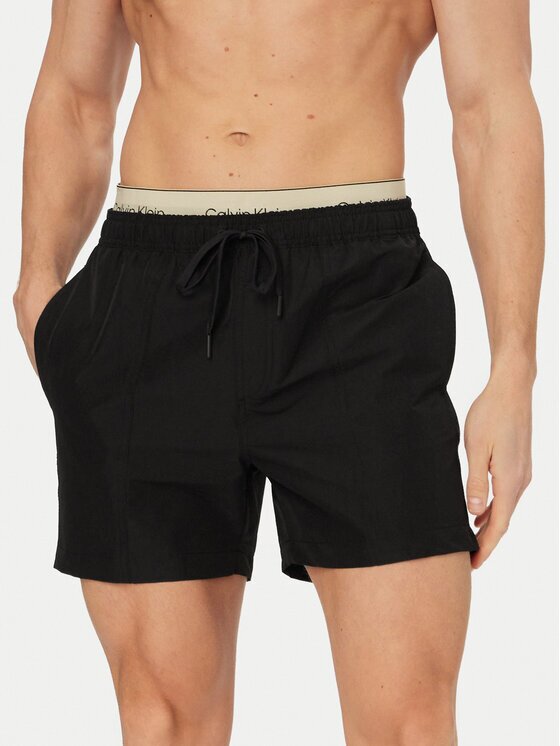 Calvin Klein Swimwear Pantaloni scurți pentru înot LV00N61017 Regular Fit
