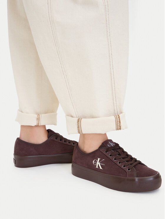 Calvin Klein Teniși Vulc Flatf Laceup Suede HW0HW03088