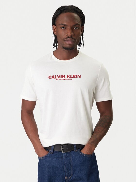 Calvin Klein Tricou 30s Graphic LV04RE820G Regular Fit
