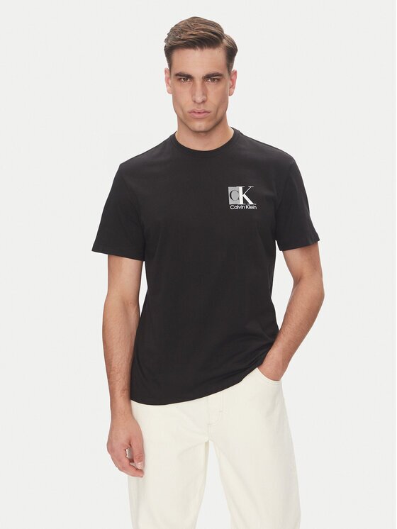 Calvin Klein Tricou Abstract Graphic LV04RC853G Regular Fit