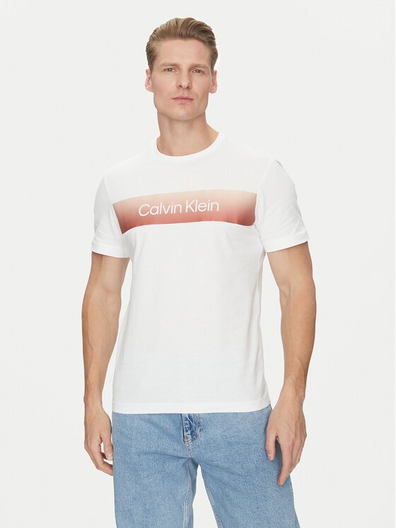 Calvin Klein Tricou Linear Ombre K10K114163 Regular Fit