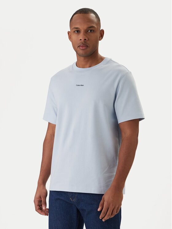 Calvin Klein Tricou LV04LC241G Albastru celest Regular Fit