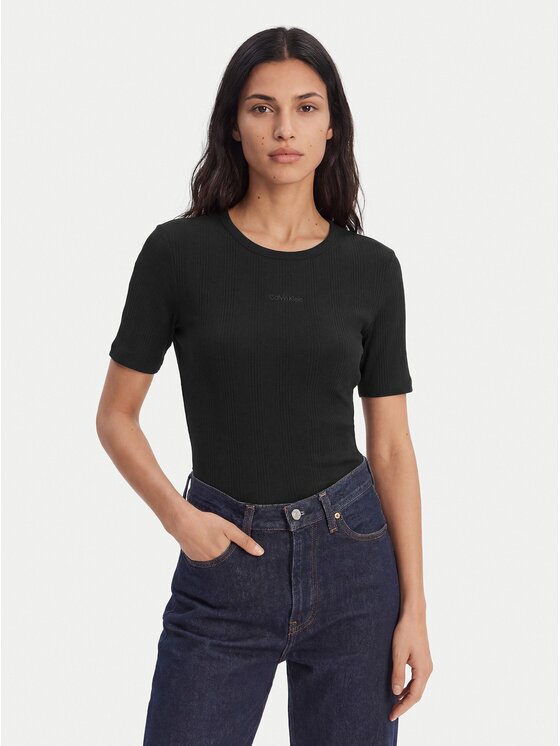 Calvin Klein Tricou Varigated LV044F211G Slim Fit