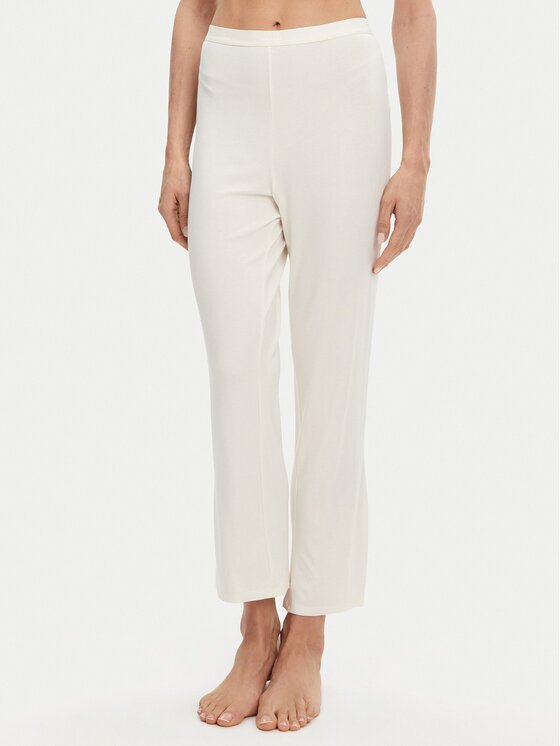 Calvin Klein Underwear Pantaloni pijama 000QS7285E Écru Slim Fit