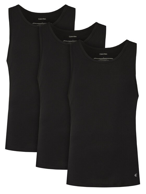 Calvin Klein Underwear Set de maiouri﻿ Tank 3Pk LV00NB4184 Slim Fit