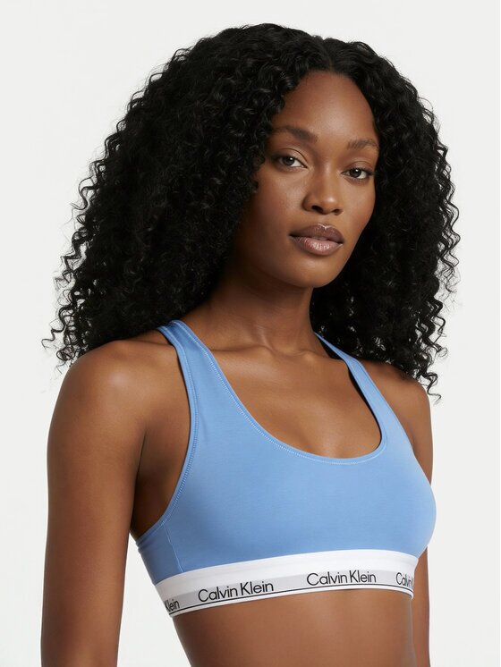 Calvin Klein Underwear Sutien top LV00QF8493 Albastru celest