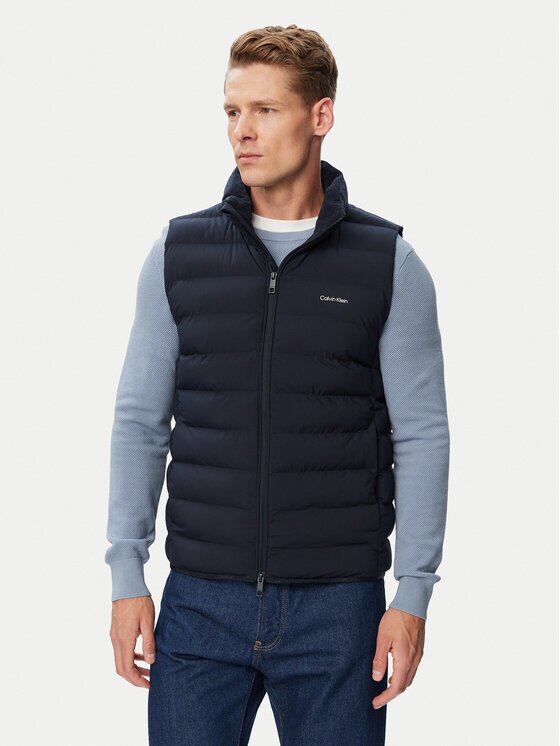 Calvin Klein Vestă elegantă Classic LV04LG504G Classic Fit