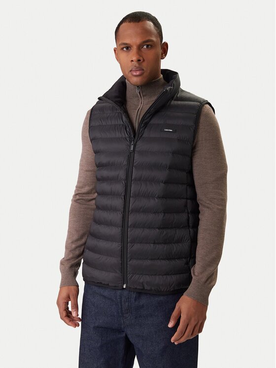 Calvin Klein Vestă elegantă LV04LC509G Regular Fit