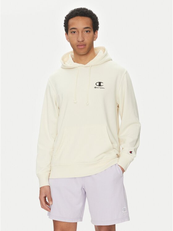 Champion Bluză 221176 Écru Regular Fit