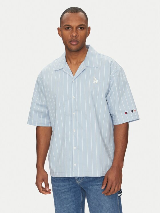Champion Cămașă 221041 Bleumarin Regular Fit