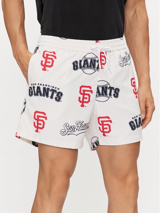 Champion Pantaloni scurți de plajă 219885 Écru Short Fit