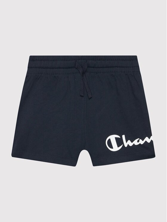 Champion Pantaloni scurți sport 404310 Negru Regular Fit