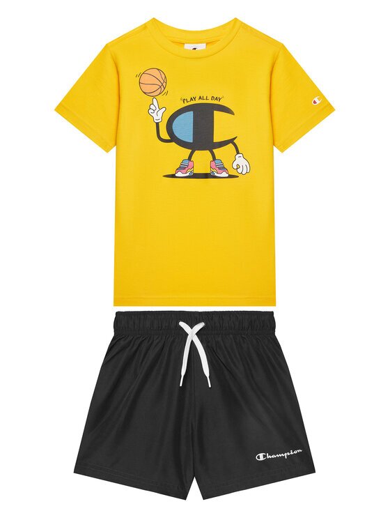 Champion Set tricou și pantaloni scurți 307062 Regular Fit