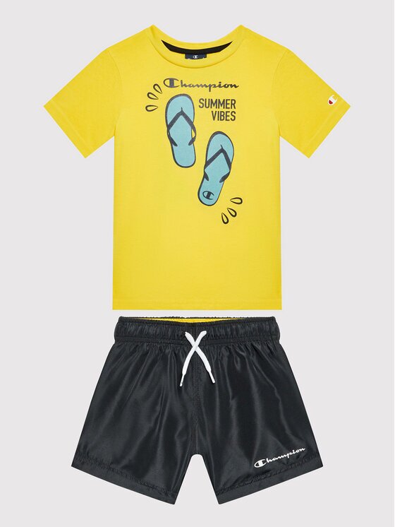 Champion Set tricou și pantaloni scurți sport 306050 Regular Fit
