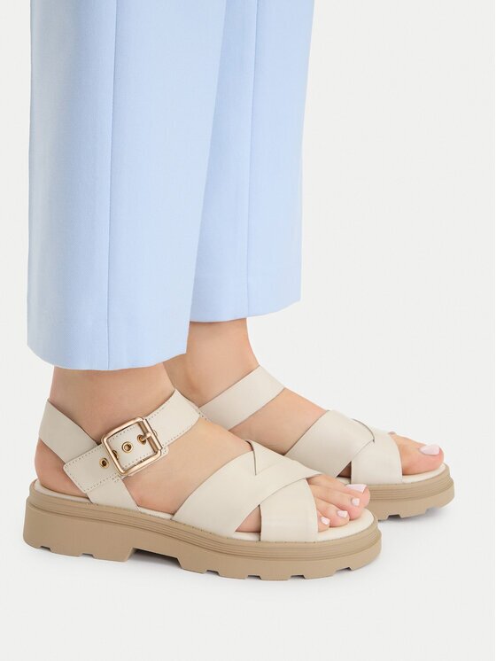 Clarks Sandale Orinoco3 Cross 26186092 Écru