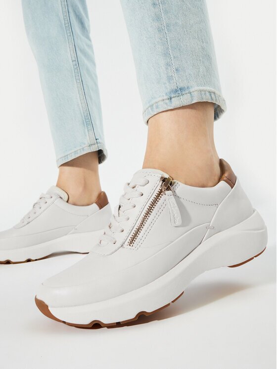 Clarks Sneakers Tivoli Zip 26176650 Écru