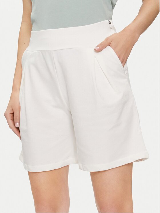 CMP Pantaloni scurți sport 34D5636 Écru Regular Fit