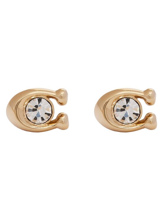 Coach Cercei Signature Stone Stud Earrings 37440614GLD110