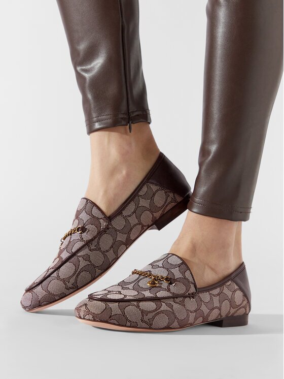 Coach Loafers Hanna Textured Jacq CC888