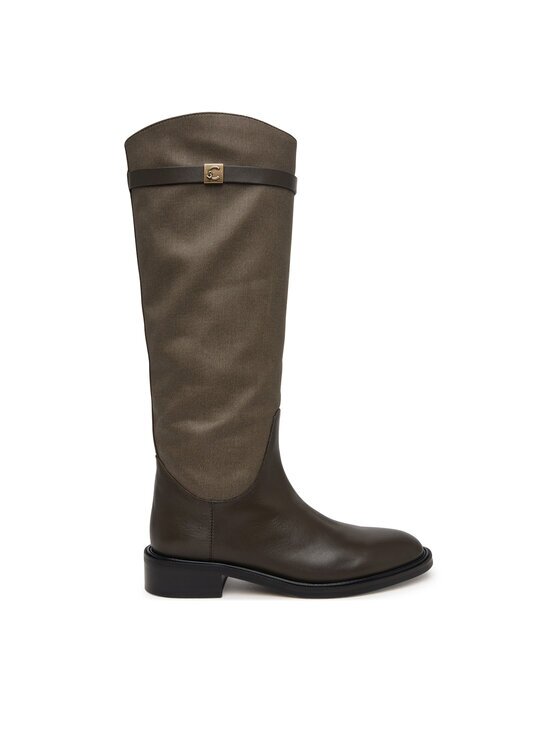 COCCINELLE Cizme lungi riding Pansy Waxed E4 V63 43 01 01