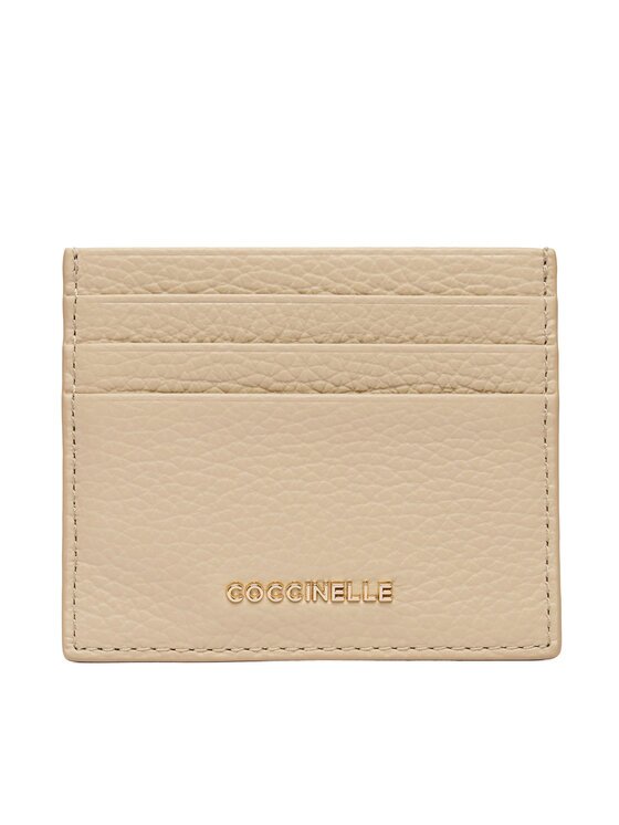 COCCINELLE Etui pentru carduri MW5 Metallic Soft E2 MW5 12 95 01 Bej
