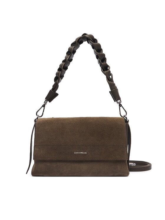 COCCINELLE Geantă P6P Boheme Suede Bimaterial E1 P6P 12 01 01 Kaki