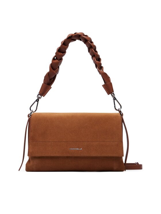 COCCINELLE Geantă P6P Boheme Suede Bimaterial E1 P6P 12 01 01 Maro