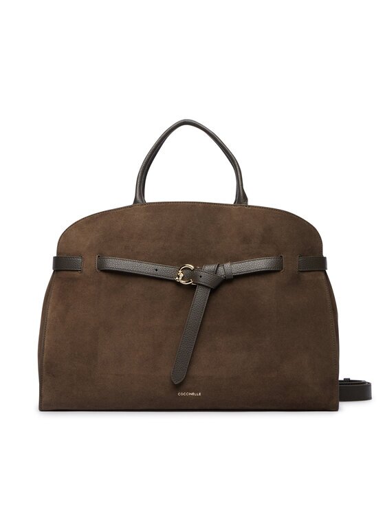 COCCINELLE Geantă TLB sabine Suede Bi E1 TLB 18 01 01 Kaki