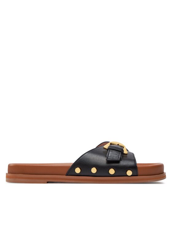 COCCINELLE Şlapi magalu E4 PKK 17 02 01 Negru