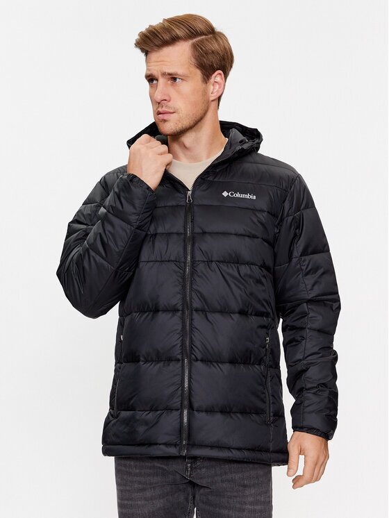 Columbia Geacă de iarnă Buck Butte™ Insulated Hooded Jacket Negru Regular Fit