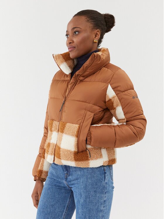 Columbia Geacă de iarnă Leadbetter Point™ Sherpa Hybrid Maro Regular Fit