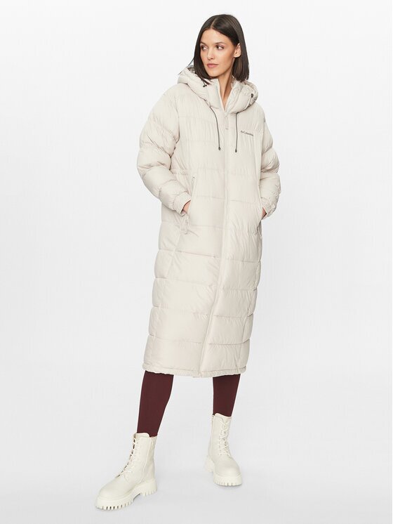 Columbia Geacă de iarnă Pike Lake™ II Long Jacket Écru Regular Fit