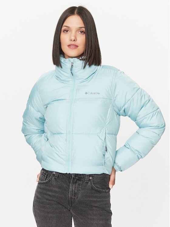 Columbia Geacă de iarnă Puffect™ Cropped Jacket Verde Regular Fit