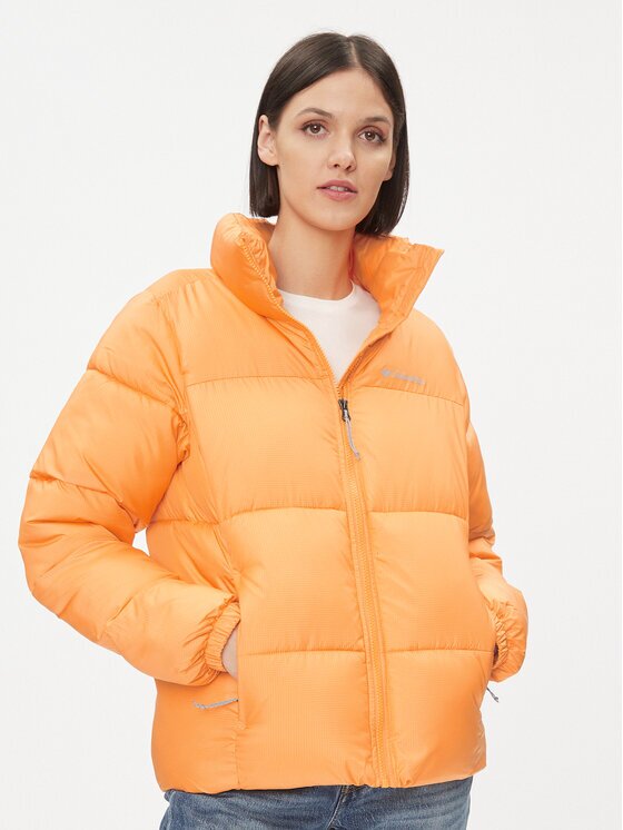 Columbia Geacă de iarnă Puffect™ Jacket Portocaliu Regular Fit