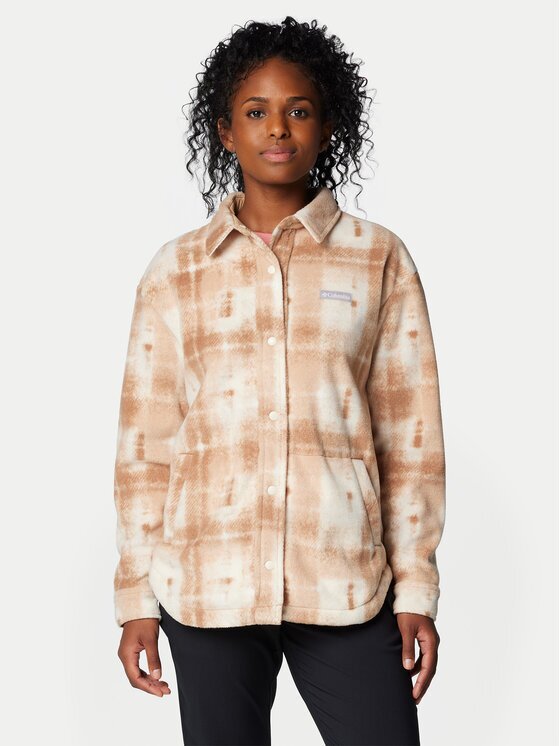 Columbia Jachetă cămașă Benton Springs™ 2085661 Bej Relaxed Fit