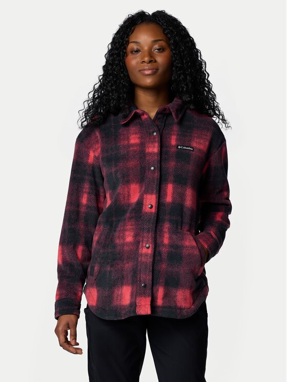 Columbia Jachetă cămașă Benton Springs™ 2085661 Roșu Relaxed Fit