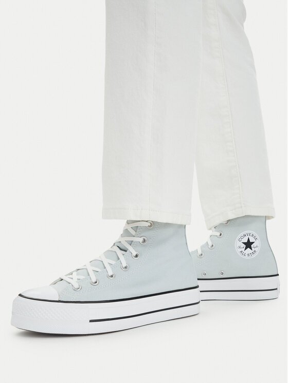 Converse Teniși Chuck Taylor All Star Lift Platform A11873C Albastru celest