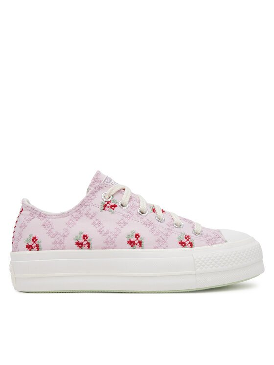 Converse Teniși Chuck Taylor All Star Lift Platform Rose Cross Stitch A13660C