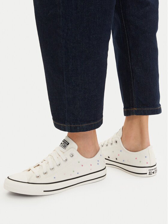 Converse Teniși Chuck Taylor All Star Mini Studs A17872C Écru
