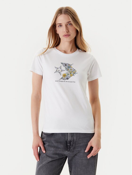 Converse Tricou Nature Star Chevron 10027752-A02 Regular Fit