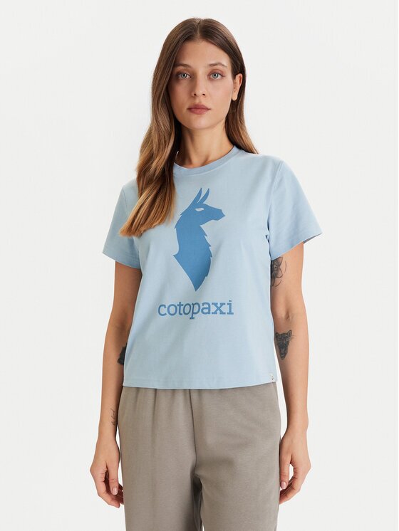 Cotopaxi Tricou Llama F25474W1529 Albastru celest Regular Fit