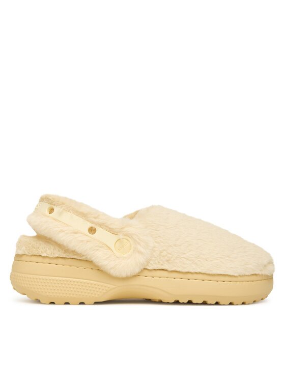 Crocs Papuci de casă Classic Unfurgettable Clog 211116 Écru