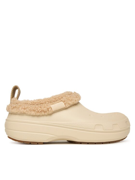 Crocs Şlapi Classic Lined Shorty 211380 Écru