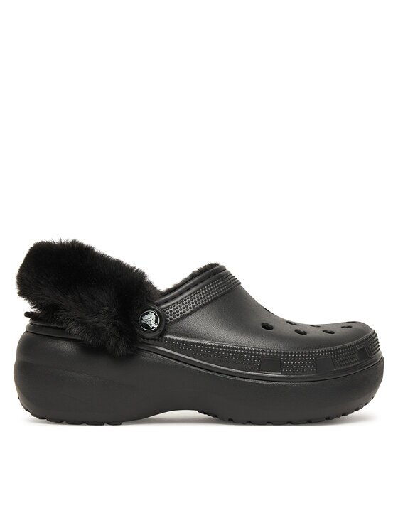 Crocs Şlapi Classic Platform Fuzz Lined Clog 212854