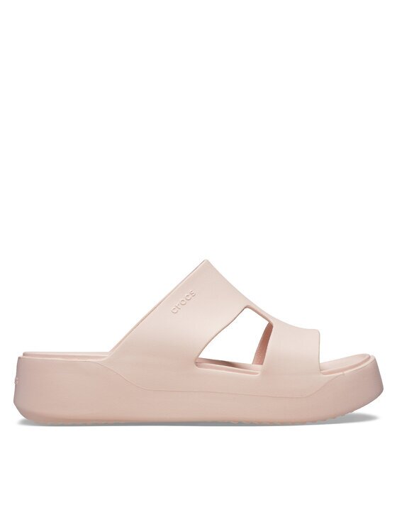 Crocs Şlapi Getaway Platform H-Strap 209409 Écru